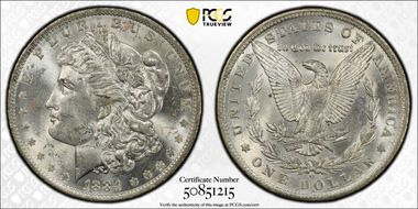 1884-O $1 MS62