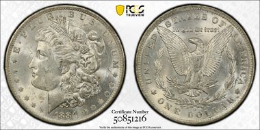 1884-O $1 MS63