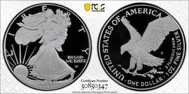 2024-S $1 Silver Eagle PR70DCAM
