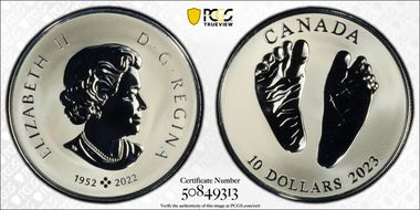 2023 $10 Welcome to the World! Rev PR PR70