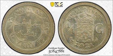 1921 1/4 G MS62