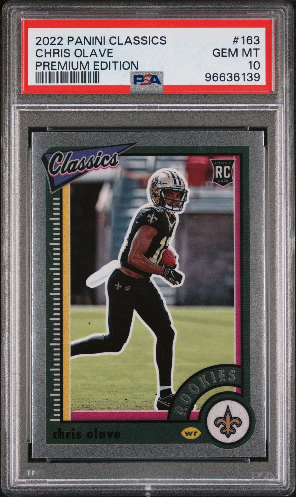 2022 Panini PANINI CLASSICS PREMIUM EDITION #163 Chris Olave front
