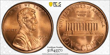 1996 1C MS69RD