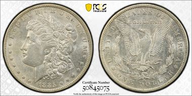 1885-O $1 AU55
