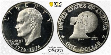 1976-S $1 Silver PR64DCAM