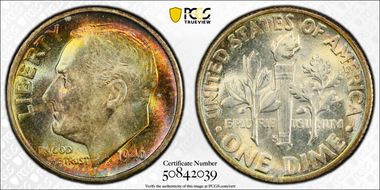 1946-S/S 10C DDR & RPM FS-501 MS66FB