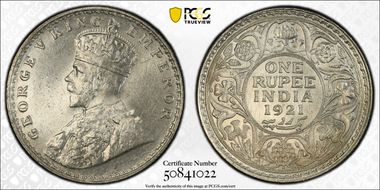 1921(B) Rupee SW-8.54 MS64