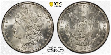 1896 $1 MS67+