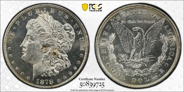 1878 8TF $1 N1