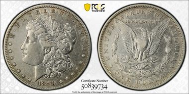 1879 $1 VF35