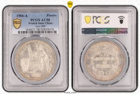 1906-A Piastre Lec-289 AU58