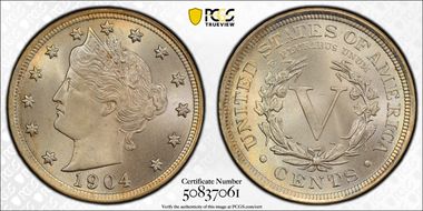 1904 5C MS65+ 