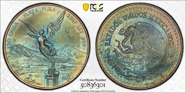 2007-Mo 1/2 oz Libertad Ag MS67