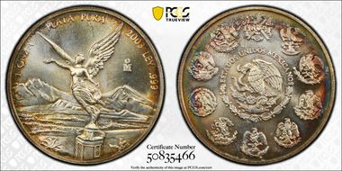 2003-Mo Onza Libertad Ag MS66