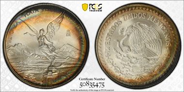 1997-Mo 1/2 oz Libertad Ag MS68