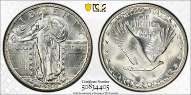 1929-S 25C MS66FH