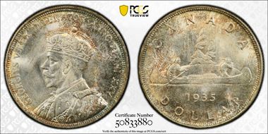 1935 S$1 MS66