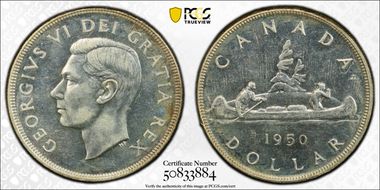 1950 S$1 Arnprior MS63