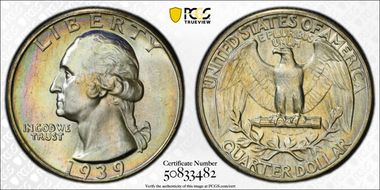 1939 25C MS67+ 
