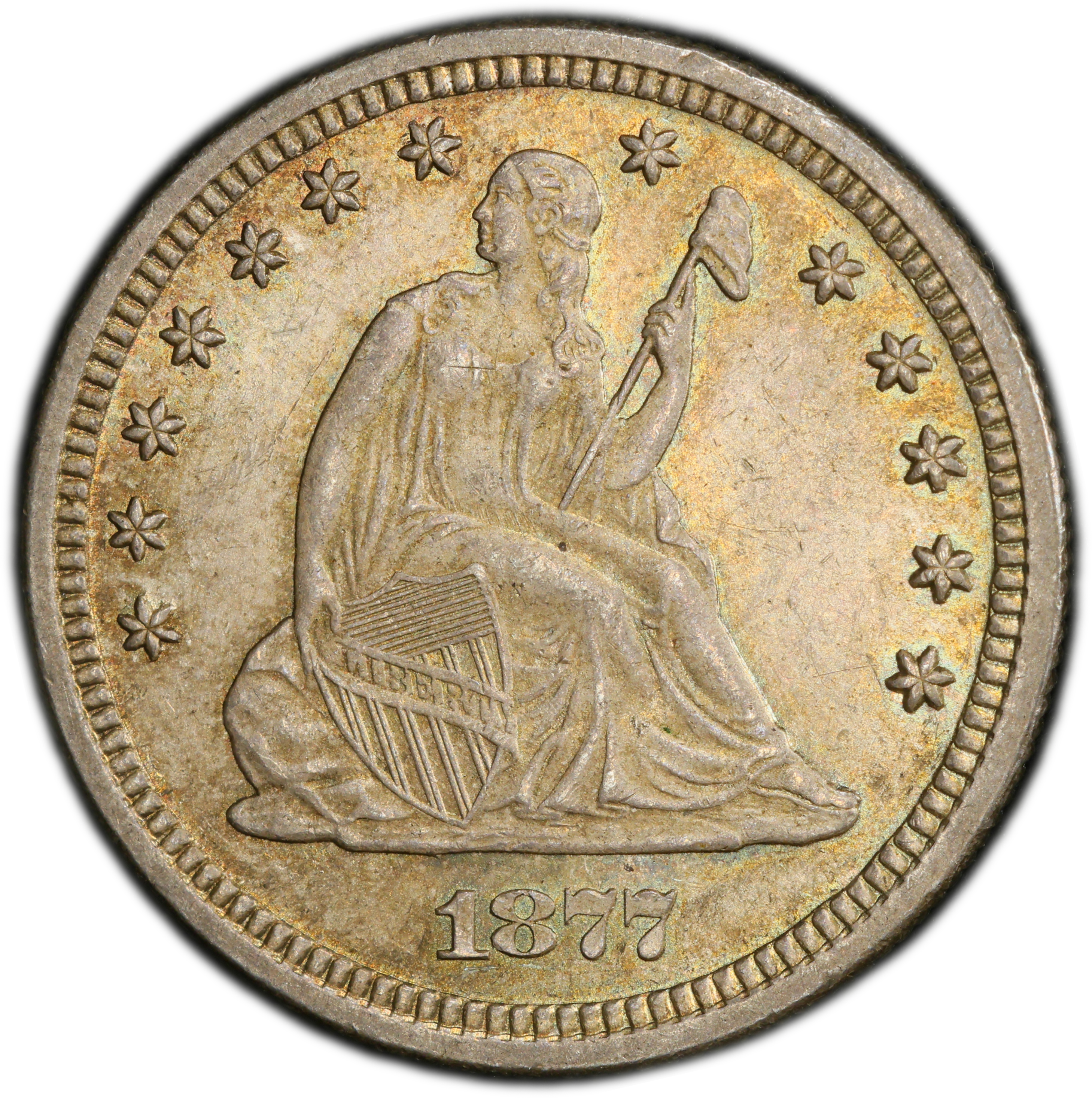 1877-S 25c MS