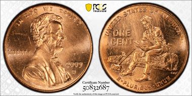 2009-D 1C Lincoln-Formative Years MS65RD