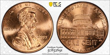 2009-D 1C Lincoln-Presidency MS66RD