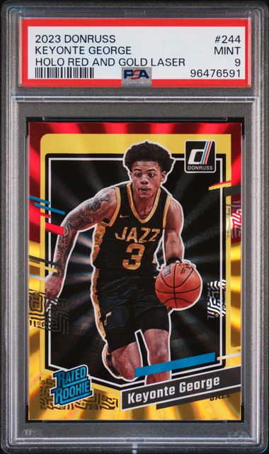 2023 Panini Donruss Gold #244 Keyonte George front