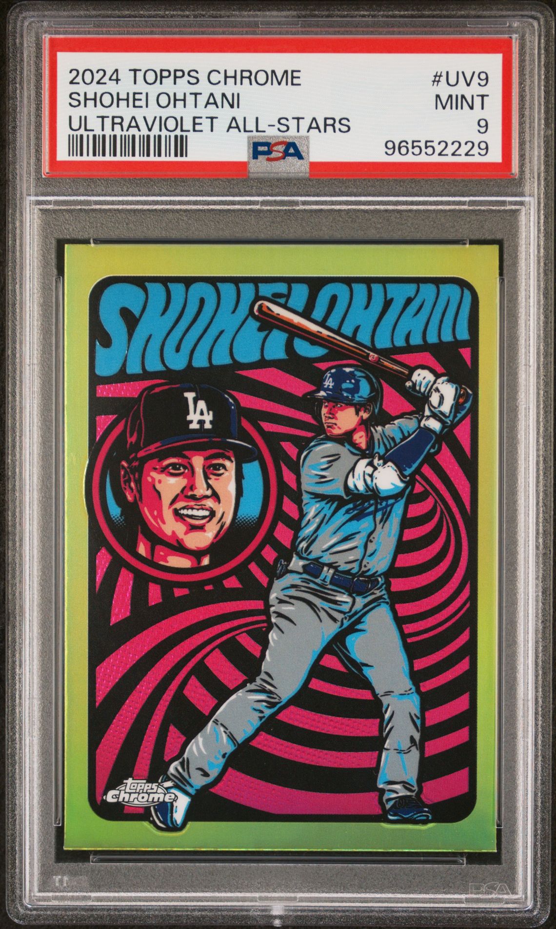 2024 Topps TOPPS CHROME ULTRAVIOLET ALL-STARS #UV9 Shohei Ohtani front