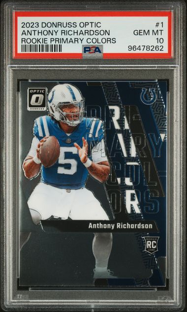 2023 Panini Donruss Optic #1 Anthony Richardson front