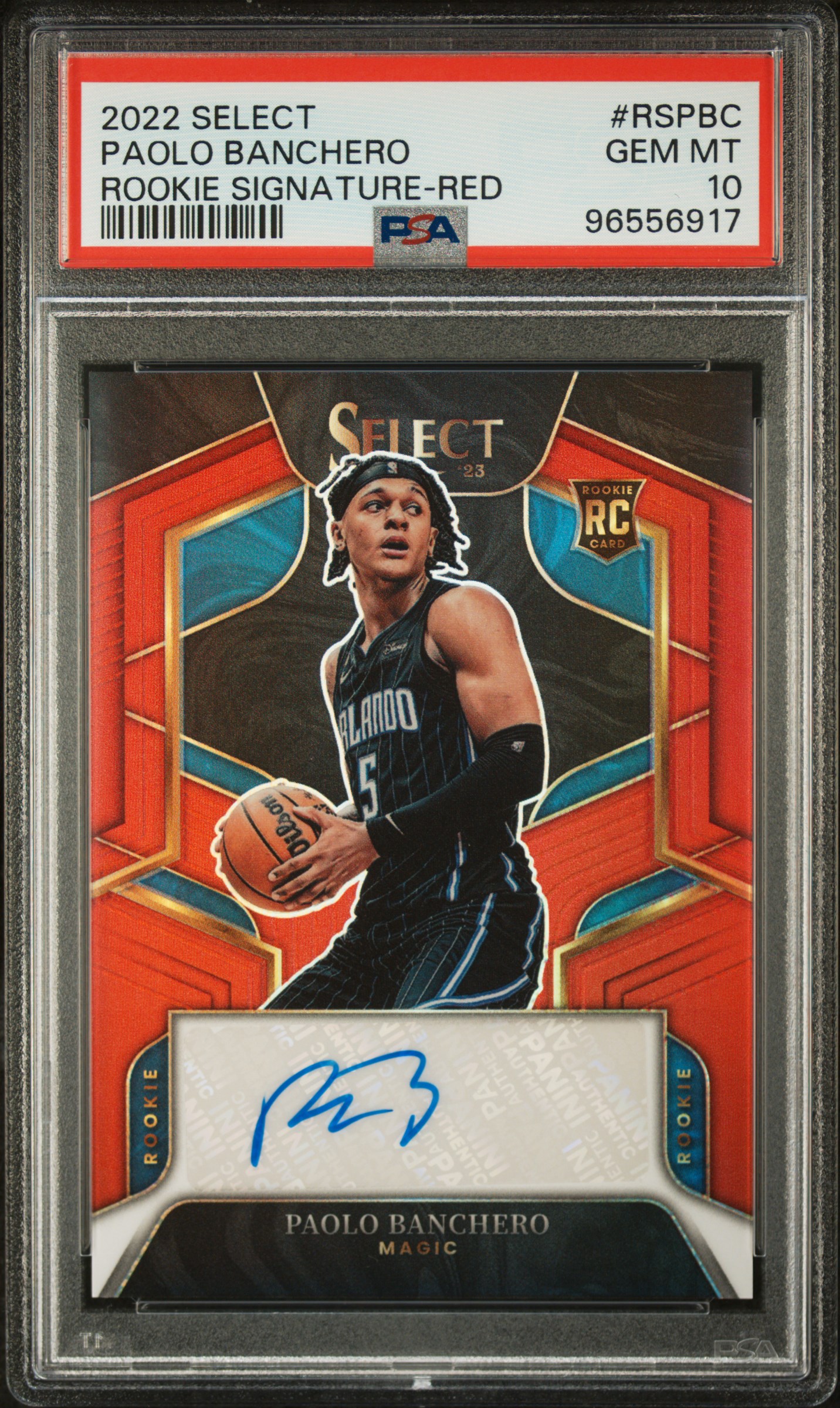 【楽ギフ_のし宛書】 2022 PAOLO BANCHERO PANINI SELECT ROOKIE SIGNATURES ROOKIE その他