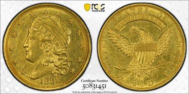 1832 $2.50 MS61