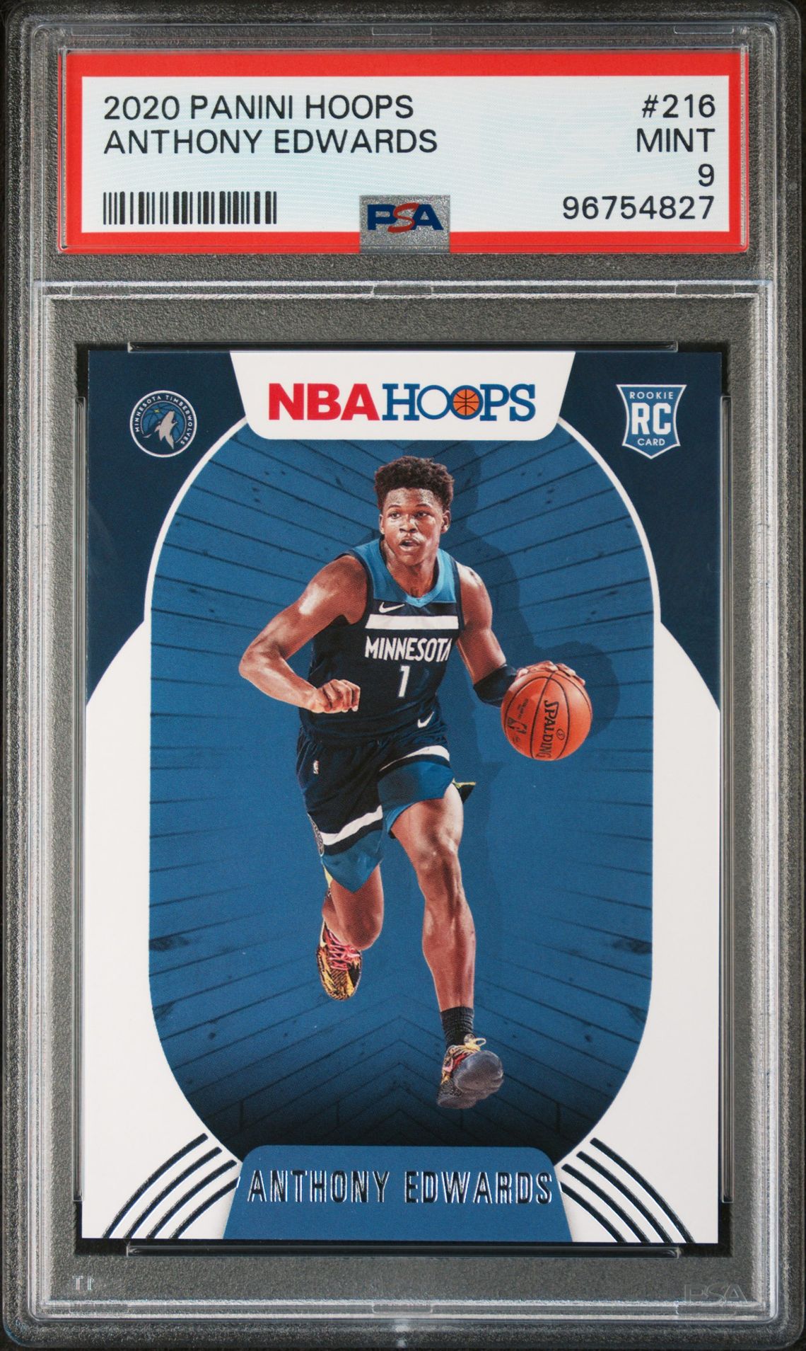 2020 Panini PANINI HOOPS #216 Anthony Edwards front