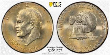 1976-D $1 Type 2 MS66+