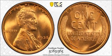 1935 1C MS67RD
