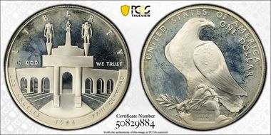 1984-S $1 Olympic PR65DCAM