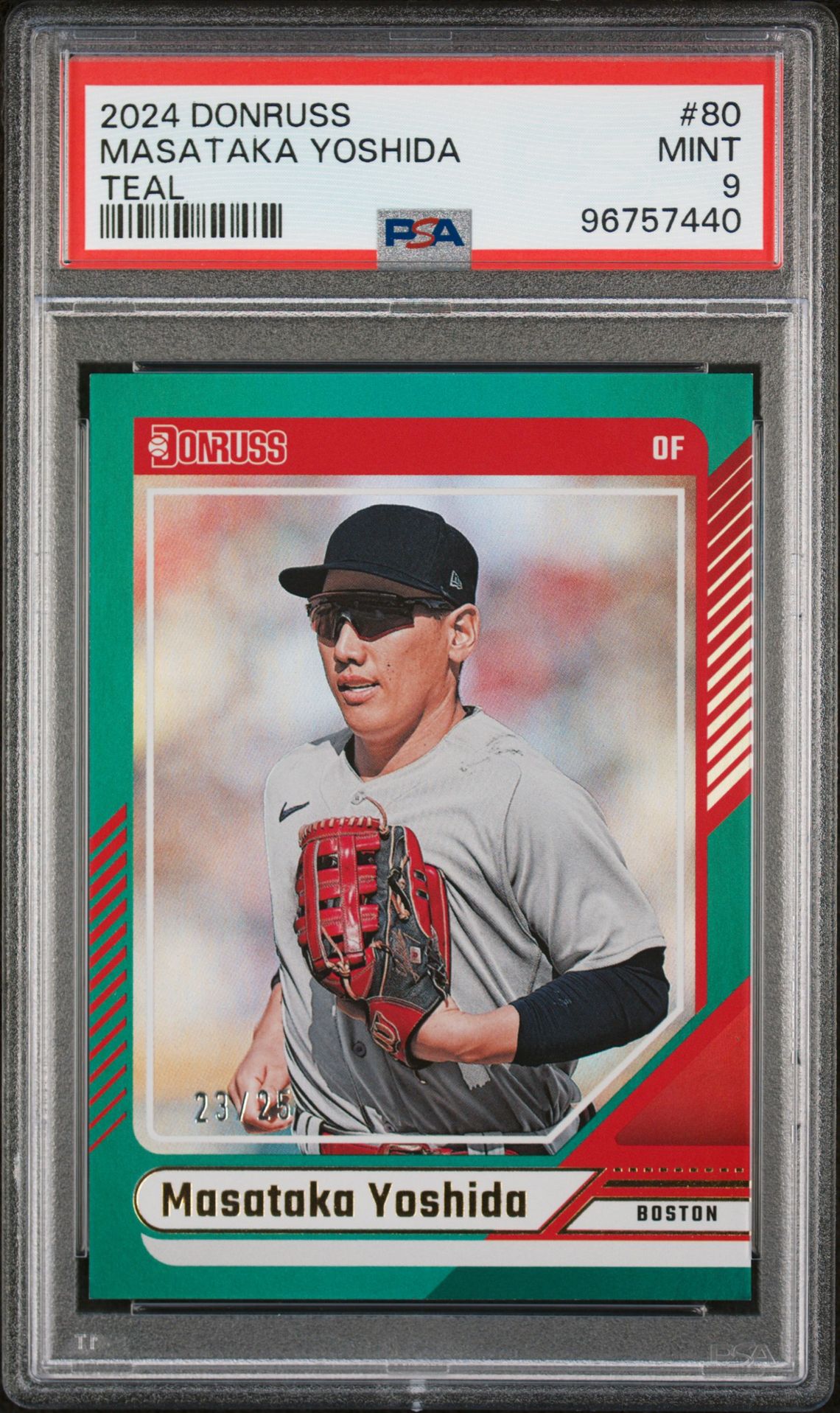 2024 Panini PANINI DONRUSS TEAL #80 Masataka Yoshida front