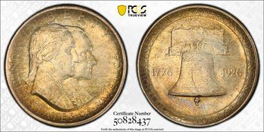 1926 50C Sesquicentennial N1