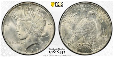 1922 $1 MS63