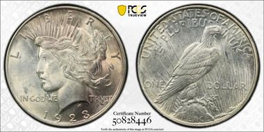1923-D $1 MS63