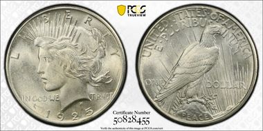 1925 $1 MS64