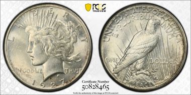 1927 $1 MS62