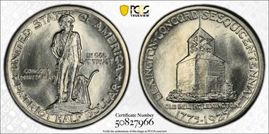 1925 50C Lexington MS64