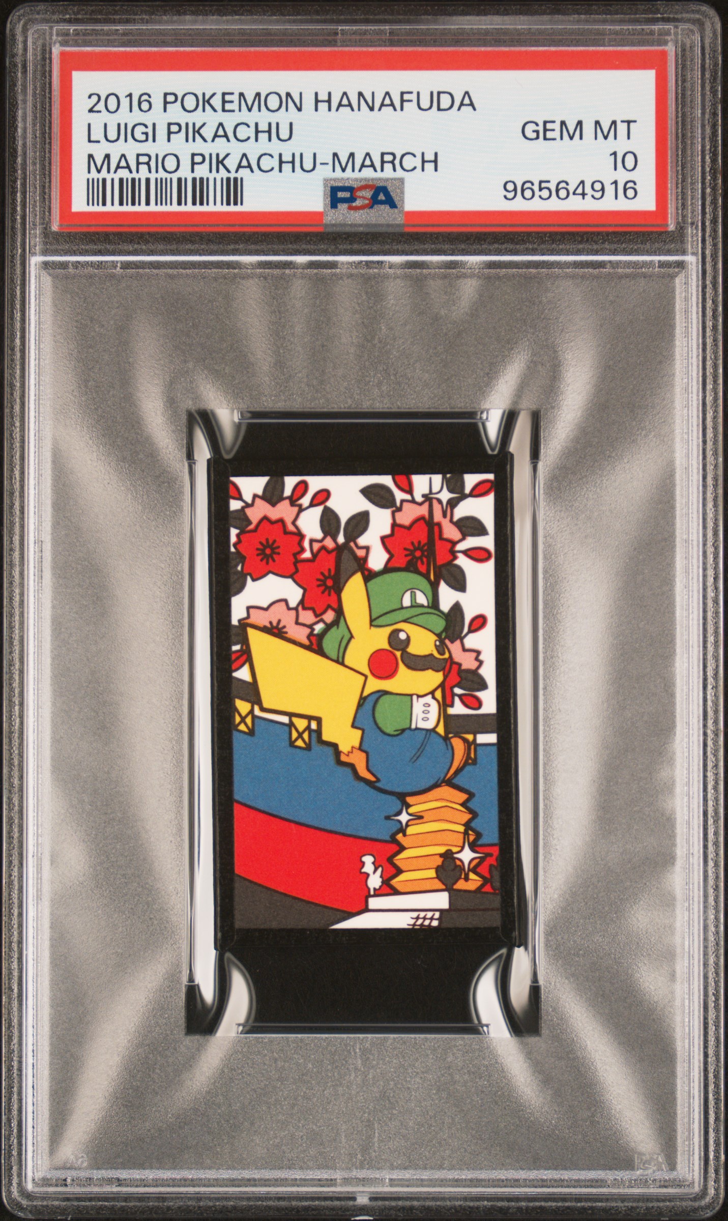 2016 POKEMON Hanafuda ピカチュウ 2x 2016 POKEMON HANAFUDA MARIO PIKACHU LUIGI DECEMBER HO-OH