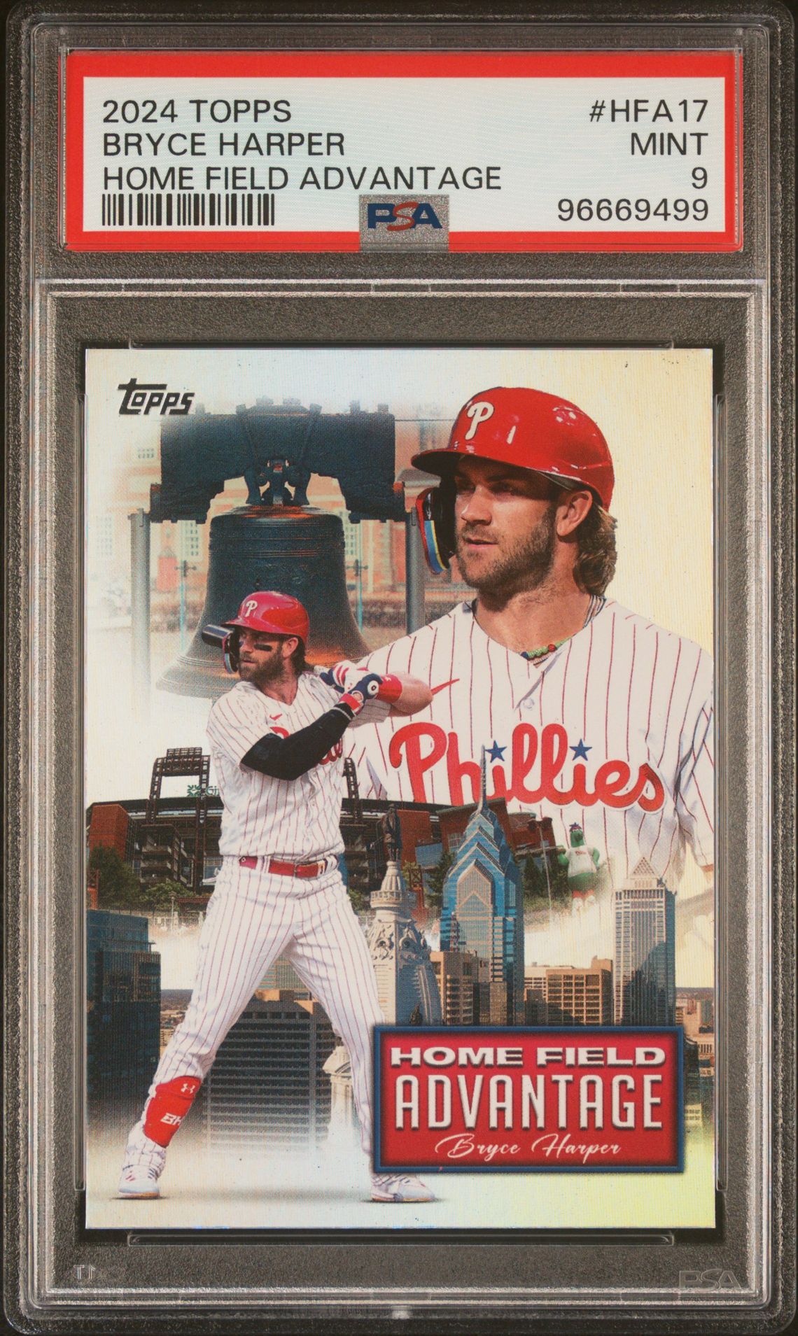 2024 Topps TOPPS HOME FIELD ADVANTAGE #HFA17 Bryce Harper front