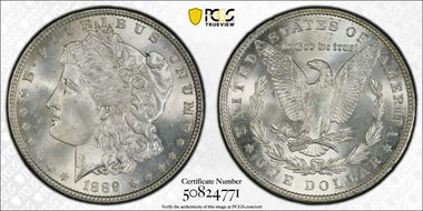 1889 $1 MS66