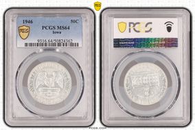 1946 50C Iowa MS64