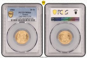 1904 20 Fr Gad-1064 F-534 MS64