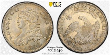 1813 50C AU58