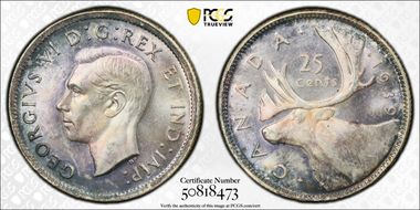 1939 25C MS65