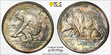 1925-S 50C California MS66